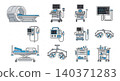 Clinical diagnostic and hospital medical imaging equipment with hospital diagnostic ultrasound healthcare equipment technology surgical radiology treatment medicine emergency operating 140371283