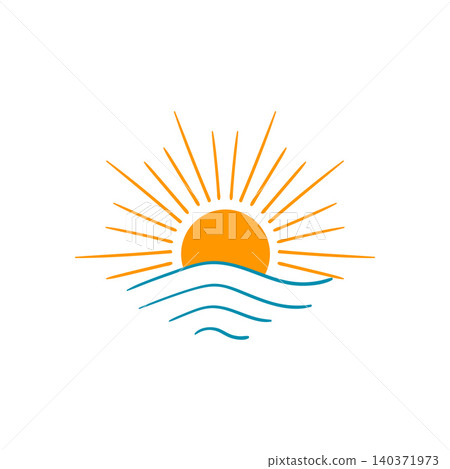 Beautiful fairytale sun vector illustration Beautiful fairytale sun vector illustration 140371973