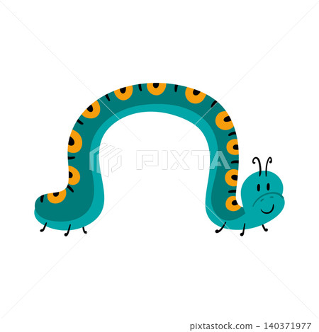 Beautiful fairytale insect vector illustration Beautiful fairytale insect vector illustration 140371977