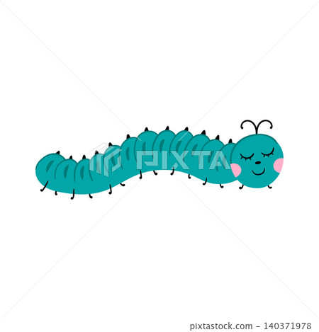 Beautiful fairytale insect vector illustration Beautiful fairytale insect vector illustration 140371978