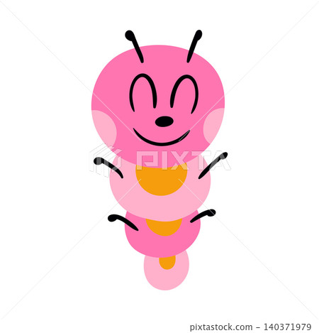Beautiful fairytale insect vector illustration Beautiful fairytale insect vector illustration 140371979