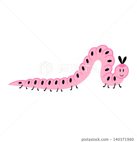 Beautiful fairytale insect vector illustration Beautiful fairytale insect vector illustration 140371980