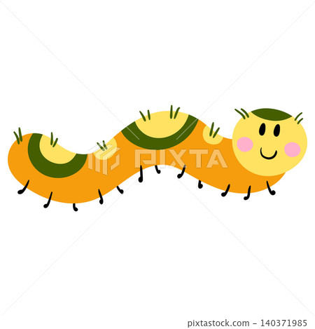 Beautiful fairytale insect vector illustration Beautiful fairytale insect vector illustration 140371985