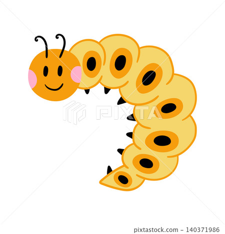 Beautiful fairytale insect vector illustration Beautiful fairytale insect vector illustration 140371986