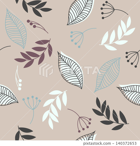 retro floral seamless pattern retro floral seamless pattern 140372653