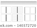 活頁筆記本、便條本、橫格筆記本。 140372720