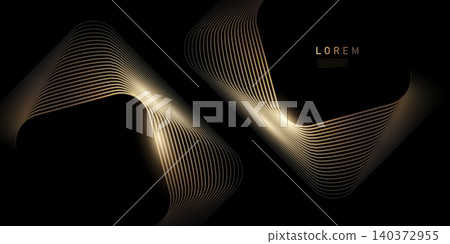 Vector illustration with a black background, modern abstract design. 140372955