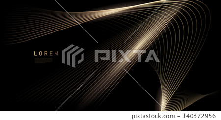 Vector illustration with a black background, modern abstract design. Vector illustration with a black background, modern abstract design. 140372956