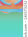 A serene abstract 3D scene with floating glossy forms and soft pastel gradients - 3d illustration 140373232