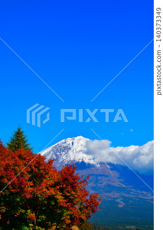 Mount Fuji as seen from Shiraito Falls 140373349