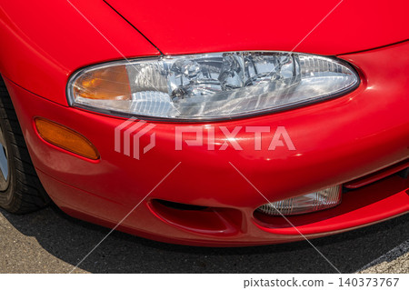 舊車的車燈 140373767