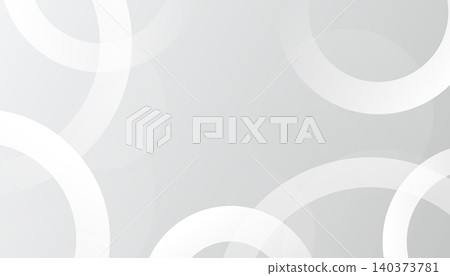 Abstract gray gradient background decorative with white overlap circle, Vector illustration Abstract gray gradient background decorative with white overlap circle, Vector illustration 140373781