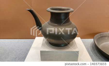 Harappan brass water vessel from ancient Indus Valley civilization 140373833