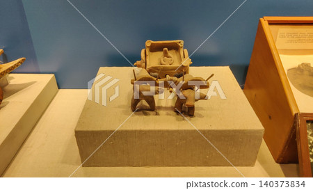 Harappan civilization clay toys unearthed in Pakistan Punjab 140373834