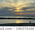 Sea stained at sunset 140374166