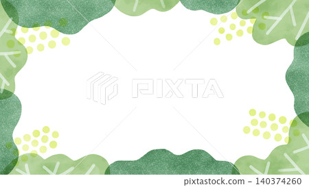 Abstract illustration frame resembling a plant Abstract illustration frame resembling a plant 140374260