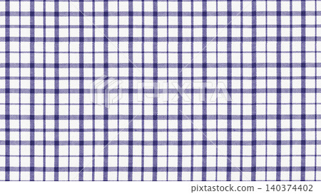 White cotton fabric texture with Purple checkered pattern close up White cotton fabric texture with Purple checkered pattern close up 140374402