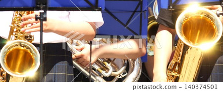 A glittering saxophone landscape A glittering saxophone landscape 140374501