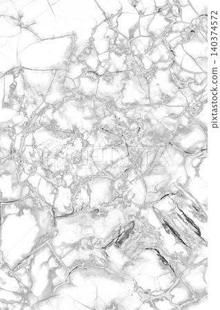Monochrome cracked pattern and marble-like abstract background Monochrome cracked pattern and marble-like abstract background 140374572