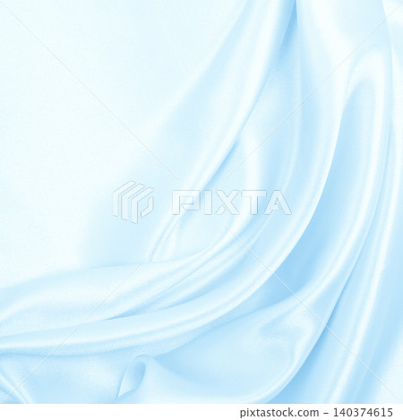 Smooth elegant blue silk or satin luxury cloth texture as abstract background. Luxurious background design Smooth elegant blue silk or satin luxury cloth texture as abstract background. Luxurious background design 140374615