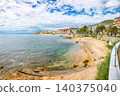Gorgeous morning cityscape of the waterfront and the city of Ajaccio. 140375040