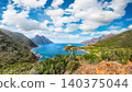 Amazing view of Girolata bay in natural reserve of Scandola. 140375044