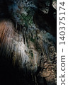 the formations of stalactites and stalagmites in Georgia Prometheus Cave 140375174
