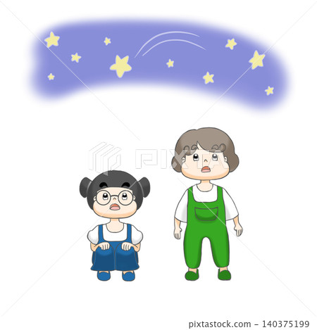 孩子仰望星空 140375199