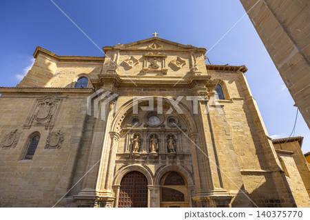 Cathedral of Santo Domingo de la Calzada showing historical architecture Cathedral of Santo Domingo de la Calzada showing historical architecture 140375770