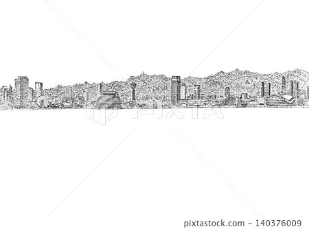 Kobe Line Drawing Kobe Line Drawing 140376009