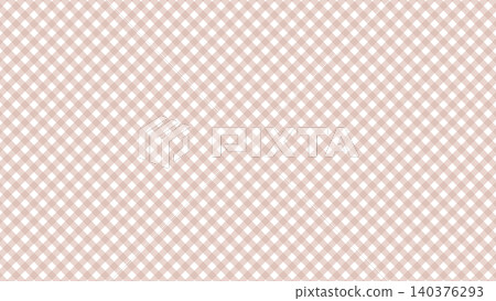 Pastel brown diagonal gingham check background material Pastel brown diagonal gingham check background material 140376293