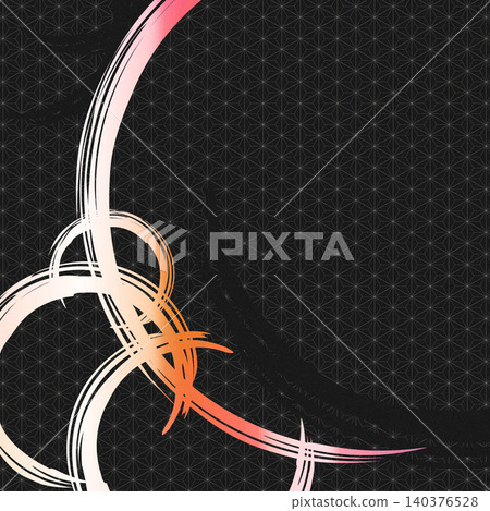 Background material with a circular pattern drawn with a brush. Background material with a circular pattern drawn with a brush. 140376528