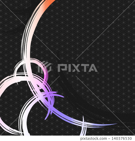Background material with a circular pattern drawn with a brush. Background material with a circular pattern drawn with a brush. 140376530