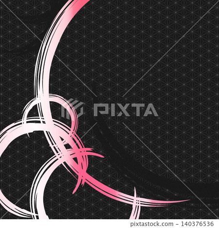 Background material with a circular pattern drawn with a brush. Background material with a circular pattern drawn with a brush. 140376536