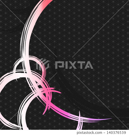 Background material with a circular pattern drawn with a brush. Background material with a circular pattern drawn with a brush. 140376539