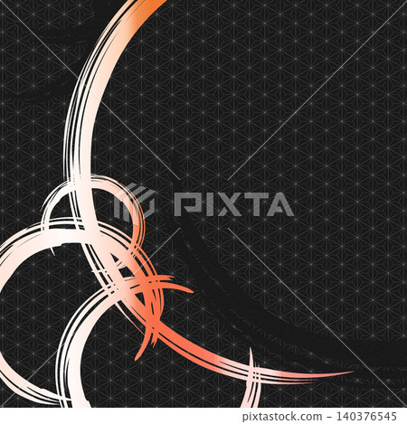 Background material with a circular pattern drawn with a brush. Background material with a circular pattern drawn with a brush. 140376545