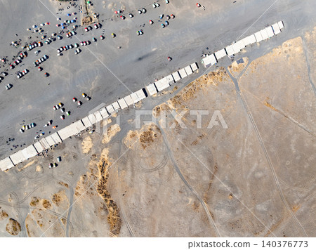 Aerial view top down of Volcano land texture, Abstract nature Background at Bromo volcano indonesia Aerial view top down of Volcano land texture, Abstract nature Background at Bromo volcano indonesia 140376773