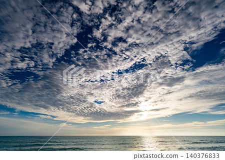 Beautiful beach and sea with clear blue sky background Beautiful beach and sea with clear blue sky background 140376833