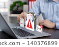 Email Threat Detection and Phishing Alert Concept 140376899