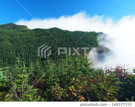 淺間山和黑風山外緣的秋季景色 淺間山和黑風山外緣的秋季景色 140377155