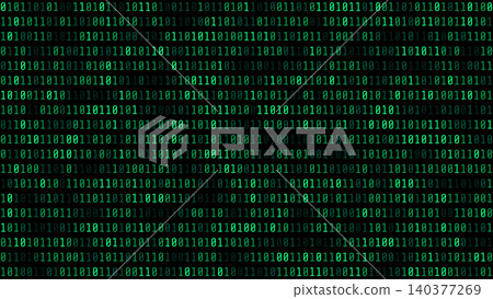 Green Binary Code Technology Background Illustration Green Binary Code Technology Background Illustration 140377269