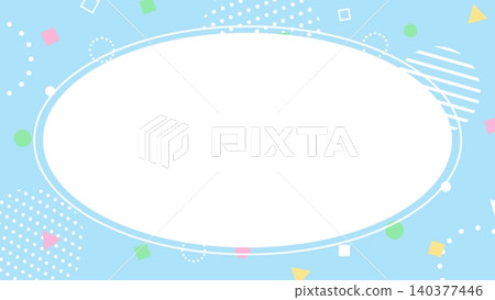 Cute, pop-art geometric background in pastel colors Cute, pop-art geometric background in pastel colors 140377446