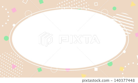Cute, pop-art geometric background in pastel colors Cute, pop-art geometric background in pastel colors 140377448