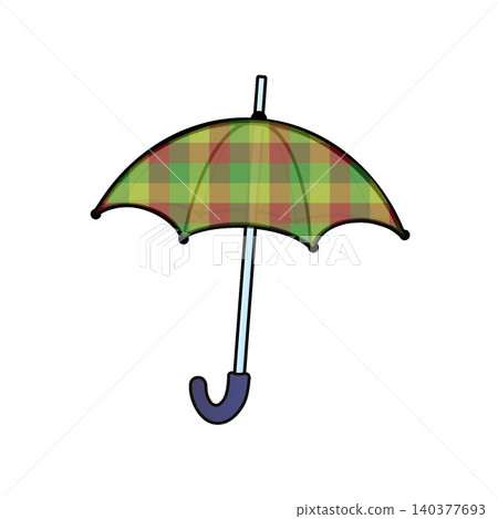 Illustration of umbrella Illustration of umbrella 140377693