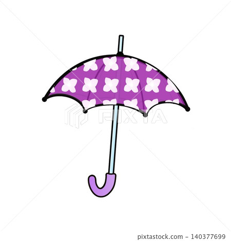 Illustration of umbrella Illustration of umbrella 140377699