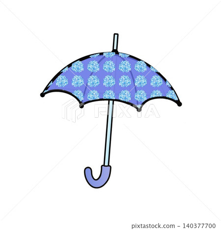 Illustration of umbrella Illustration of umbrella 140377700