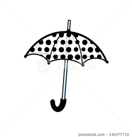 Illustration of umbrella Illustration of umbrella 140377719