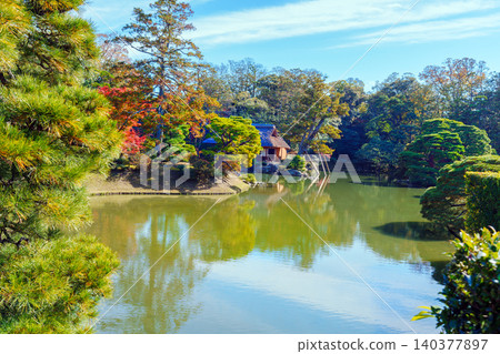 Katsura Rikyu in Kyoto Autumn Katsura Rikyu in Kyoto Autumn 140377897