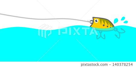 圖示為路亞釣魚這種休閒活動中使用的擬餌。 圖示為路亞釣魚這種休閒活動中使用的擬餌。 140378254