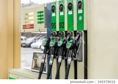 Service refueling vehicles cars gas gasoline fuel oil petrol station Service refueling vehicles cars gas gasoline fuel oil petrol station 140379018